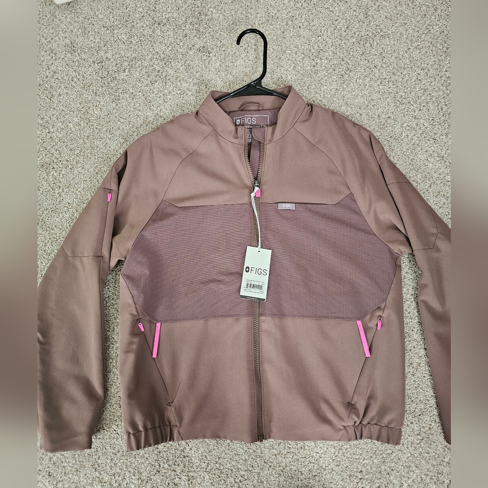 Figs Sydney Double Utility Scrub Jacket